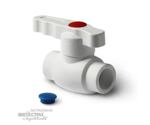 Кран шаровой полипропиленовый OPTIMA d20 Белый