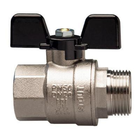 Запорная арматура Stout Кран шаровый 3/4'' MF баб. SVB-0004-000020